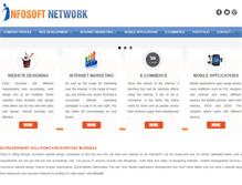 Tablet Screenshot of infosoftnetwork.com